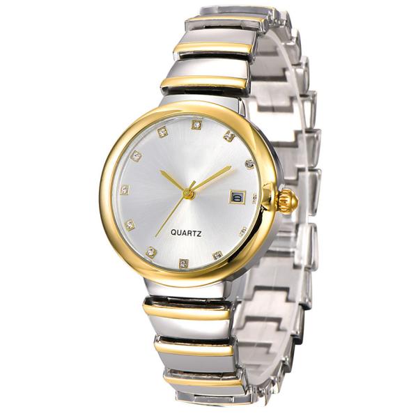 Alloy Wrist  Watch,Diamonds dial  Ladies  wrist watch with Metal band ,Ladies Fashion watch