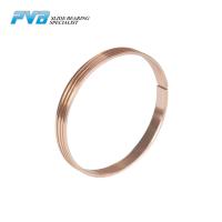 CuSn8P0.3 envolveu o anel de bronze de cobrimento com arbustos cilíndrico de carregamento de bronze do atuador