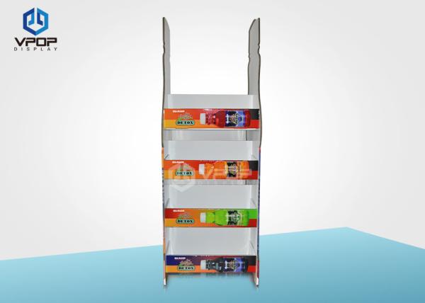 Plastic Pegs Cardboard Hook Display 4C Offset Printing For Clothes Promotion