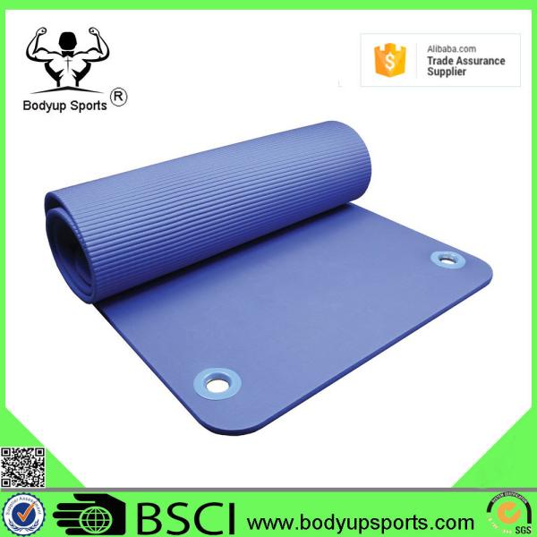 Good Quality Exercise Mat Thick NBR Yoga Mat with Ring