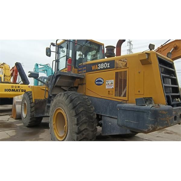 Подержанный затяжелитель 10025kg колеса KOMATSU WA380Z гидравлический