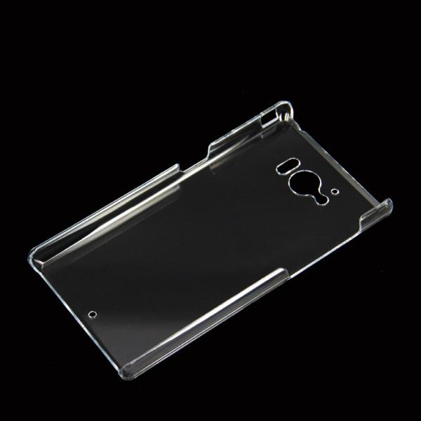Crystal Clear plastic cell phone case cover for Sharp SHV32