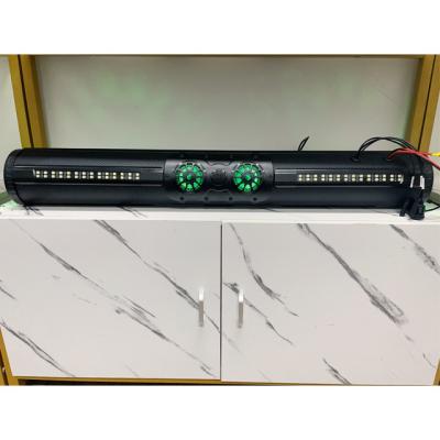 Outdoor Amplified ATV UTV Golf Cart BT Connector 8 Speaker Soundbar Waterproof With LED Lighting 500 Watts
