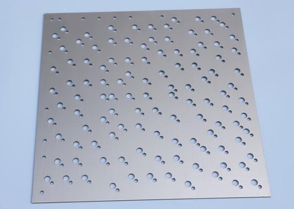Silver Perforated Sheet with Customizable Hole Shapes