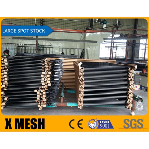 Копья загородки винила пикетчика школы 2000mm тип покрытый винил высокого верхний длины 2400mm