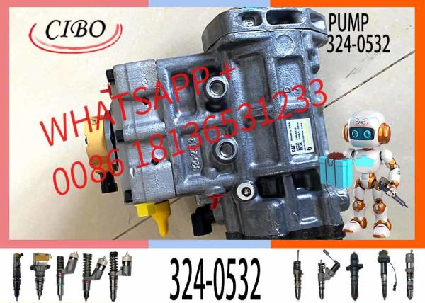 Excavator spare parts E320D  Engine Parts C6.4 Diesel Engine Fuel Injection Pump 324-0532 2641A405