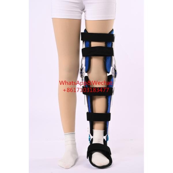 Knee Immobilizer Adjustable KAFO Orthopedic Knee Ankle Foot Orthosis