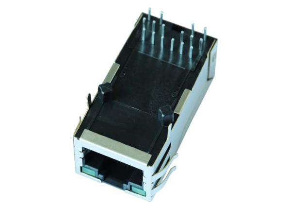0826-1X1T-HT-F 1 Port RJ45 Conn Magjack Network With POE 2.5G Base-T