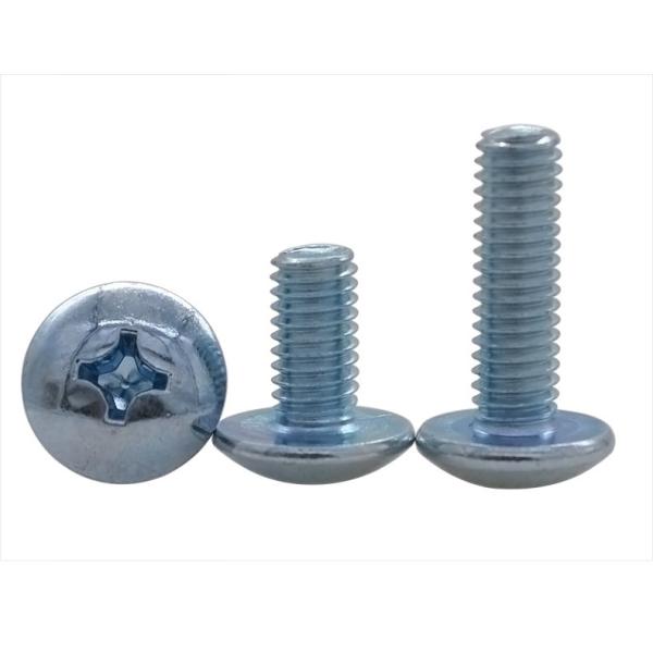 Zinc Plated Steel Cross Recessed Drive Mushroom Head Screws Zinc Plated Steel Extra-Wide Truss Head Phillips Screws