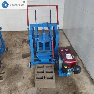 Tonten Petit modèle d'emballage de ciment bloc de béton brique de fabrication de machine