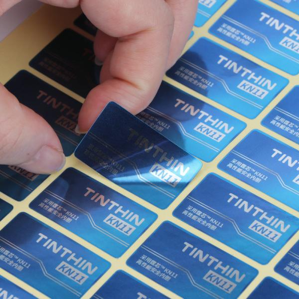 Custom Silver Foil Stickers – Waterproof Self-Adhesive Metallic Labels With Artwork Printing