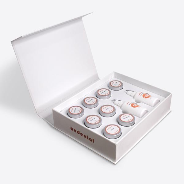 Audental Dental Lab Zirconia Crowns Ceramic Glaze Powder Paste Glaze Paste Dental Stain Glaze