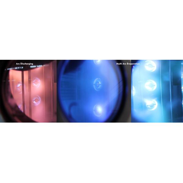 Máquina de revestimento PVD de preto profundo, sistema de deposição por pulverização MF