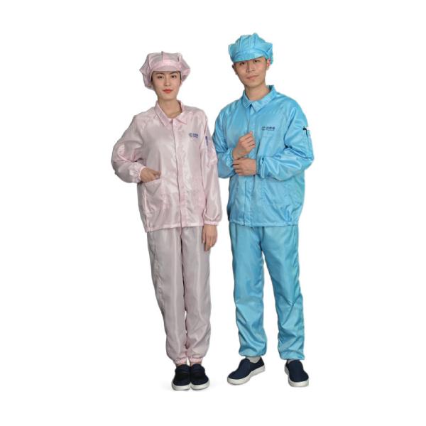o vestuário anti ESD estático por atacado do esd veste combinações do quarto desinfetado do revestimento da sala de limpeza da roupa da segurança