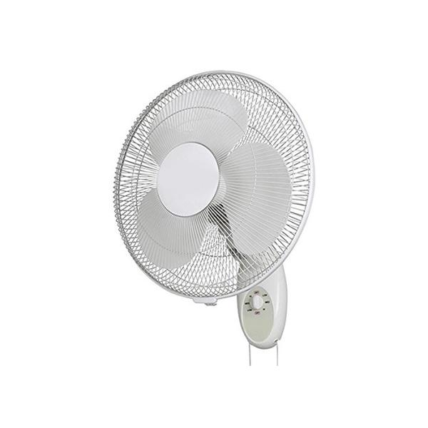 Industrial Warehouse / Grow Room Wall Mount Oscillating Fan With Matellic Safety Grill