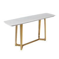 A vara SS de Rectanagle marmoreia a tabela de console superior 2,4 medidores por muito tempo