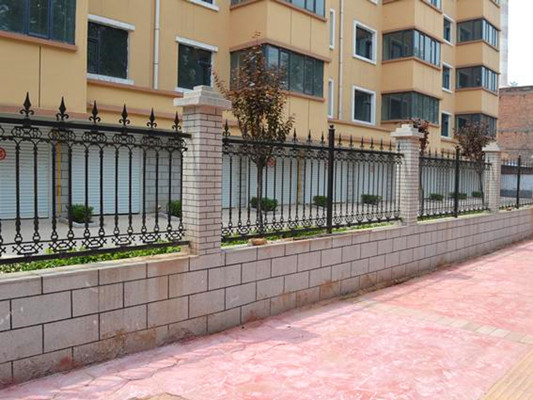 Hot Dipped Galvanized Ornamental Cast Iron Fence Barrier Panels