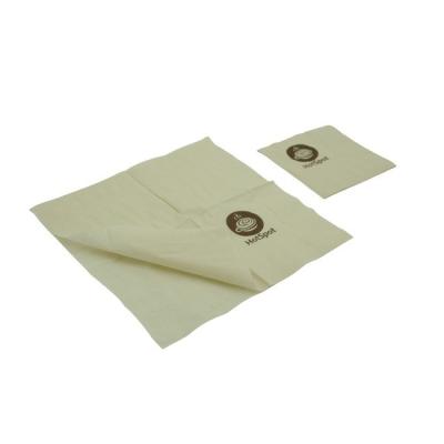 Compostable Printed Paper Napkin 13x13 Inch 2-Ply Eco Lunch Tissue Natural