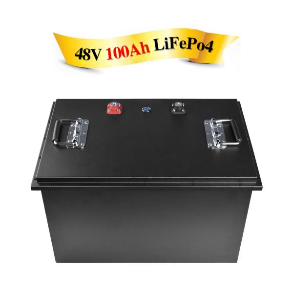 Durable 100A Lifepo4 Lithium Battery Phosphate With Sheet Metal Case