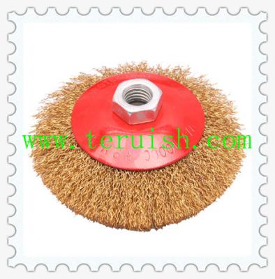 Crimped Wire Screw & Plate  Wheel Brushes TRC05