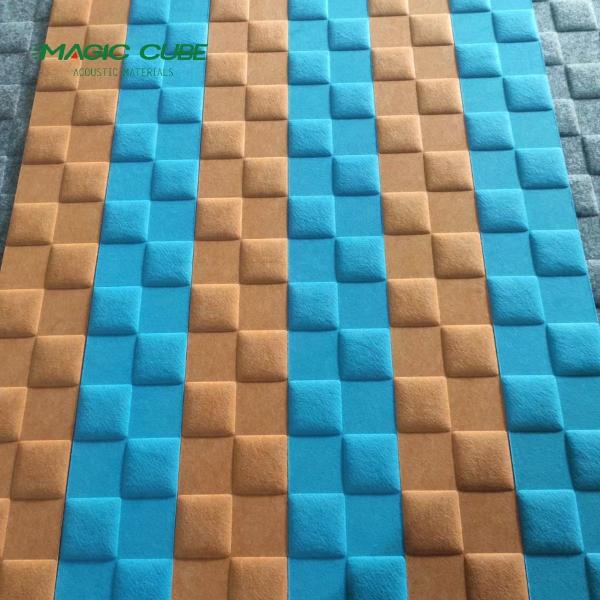 Modern Design Polyester Fiber 3D Acoustic Panel For Interior Decoration