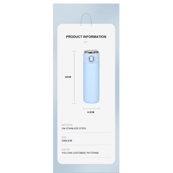 Equipped with Anti-corrosion Coating 420ml/320ml Smart Vacuum Insulated Drinkware