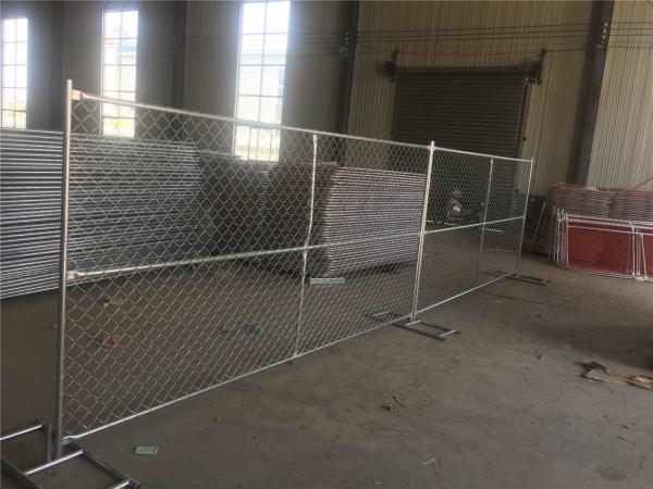 chain link temporary construction fence panels 6FT X 10F Mesh 2 3/8  x 2 3/8 ( 60mm x 60mm ) x 12 gauge wire