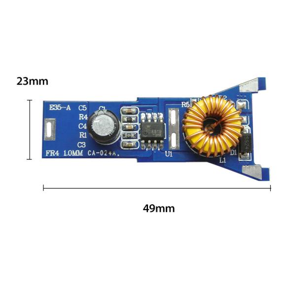 CA-024A E35-A 5V 2.4A Modulo de placa base para cargadores de automóviles SKD Kit y piezas