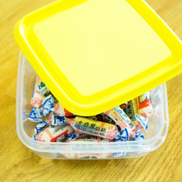 Food Preservation 14*14*6cm Microwavable Plastic Crisper