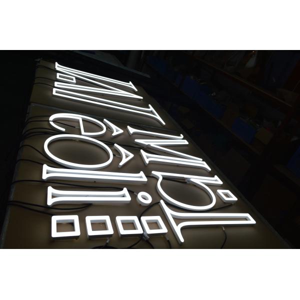 Custom RGB LED Neon Flex Signs Pure White for businesses / festivals