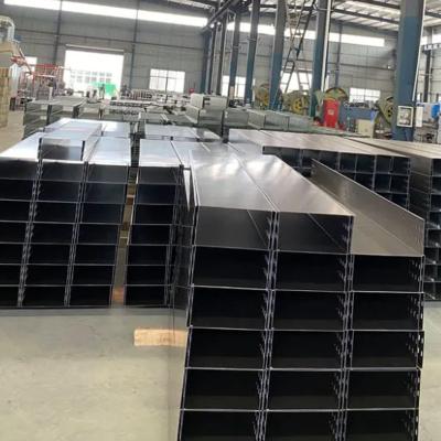 Fire Resistant Silver Solid Cable Tray For Cable Routing And Protection In Steel Construction