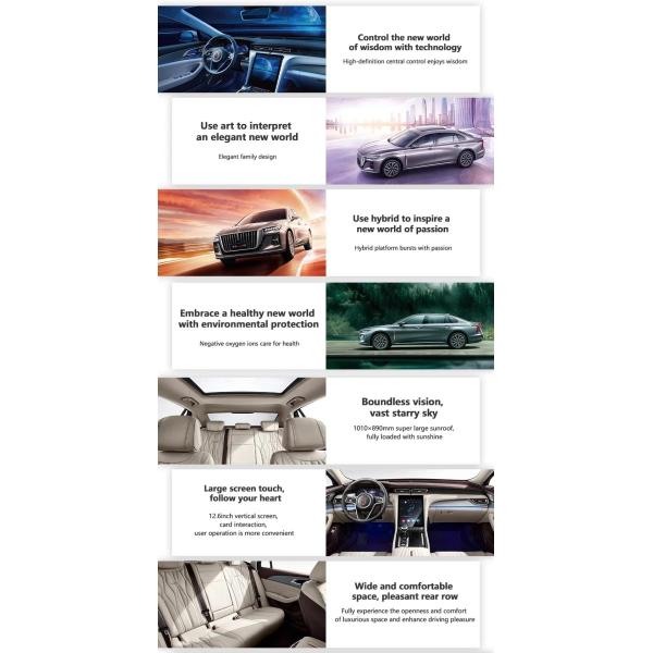  FAW Hongqi H5 2024 2.0T Sedan 8AT Gear FWD Fluent Version Pre-Owned Automobile