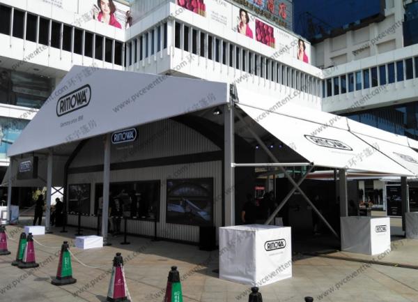 15x15 PVC Roof Outdoor Event Tents for RIMOWA Promotion Event