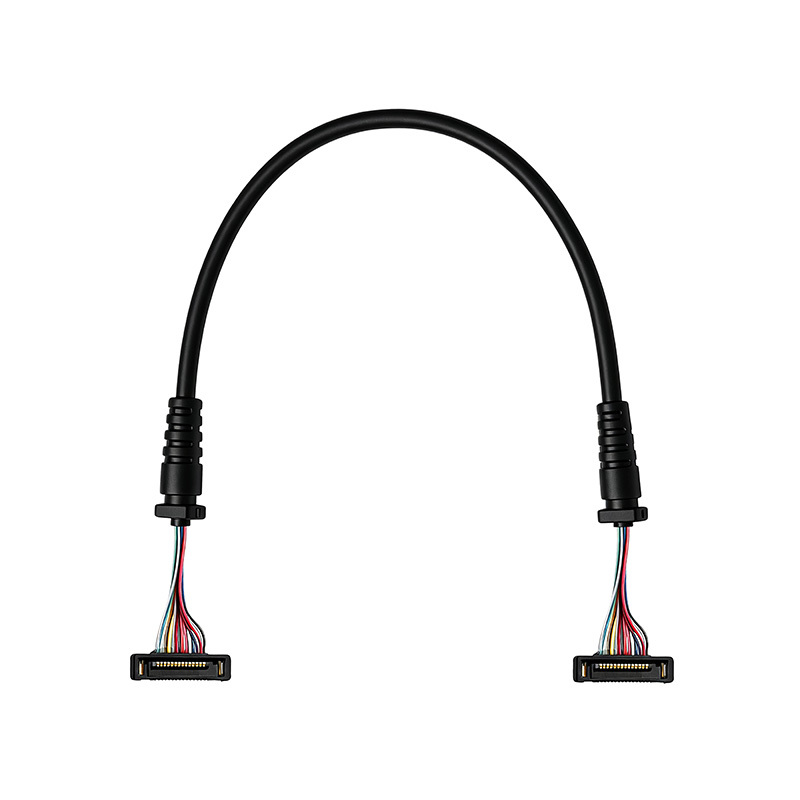 Custom 42AWG Micro Coaxial Cable Assembly 14-Pin 50 Ohm 150mm for Signal