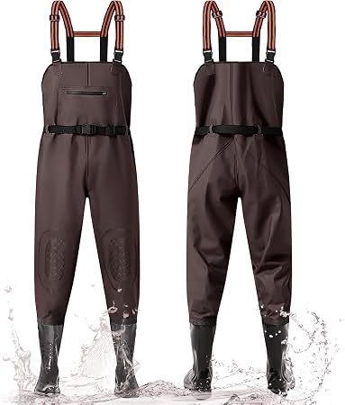 Breathable Neoprene Chest Waders Stretch Insulated Waders Wear Resistant For Outdoor Construction