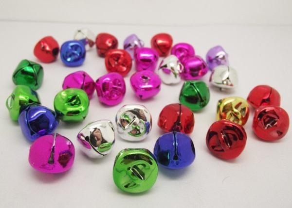 colorful light blue/green/Red/silver/ silver small metal jingle bells supplier from China