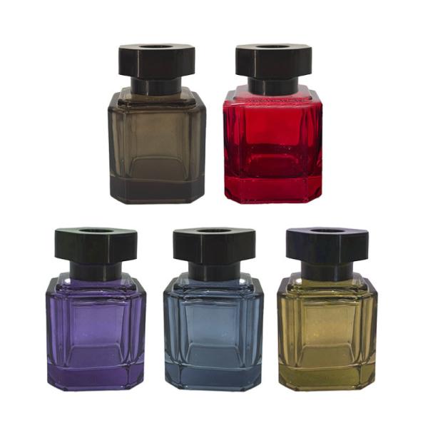 Botellas de difusores de aroma de vidrio de marca conjunta de Cndustom - Certificado ISTA 3A 30% más fuertes para hoteles y resorts