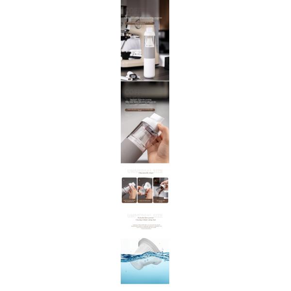 Eco-Friendly Small Rechargeable Desktop Coffee Powder Cleaner for Countertop Cleaning