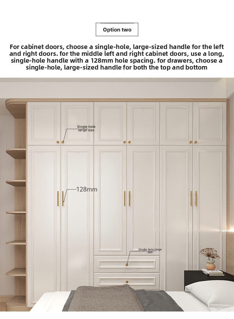 Modern Single Hole Copper Handle Wardrobe Cabinet Light Luxury Gold Mesh Brass Shoe Drawer Factory Wholesale