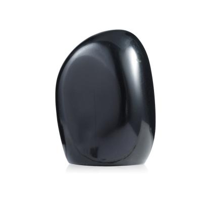 Black Zinc Alloy Shaped Zinc Alloy Perfume Bottle Cap Customized Logo Free Samples