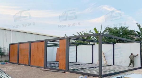 Portable Cabin Office Modular Container Storage Prefabricated Warehouse Flat Pack Storage Container