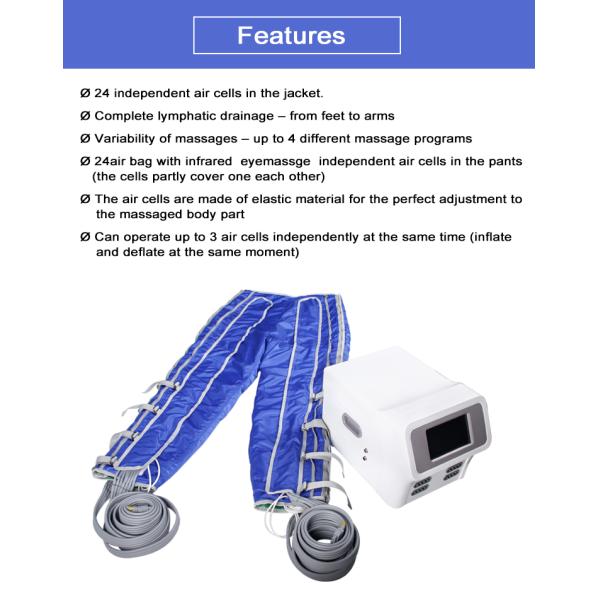 LF-1032a infrared pressotherapy machinery/body pressure therapy/pressotherapy device