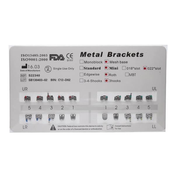 Popular Supply Mini Roth Bracket De Ortodoncia materiales dentales