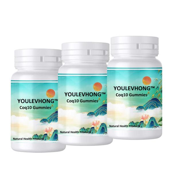 20IU Vitamin E / 200mg CoQ10 Assorted Fruit Flavored Gummies Supplement Suppoets Heart Health Popular Dietary Supplements
