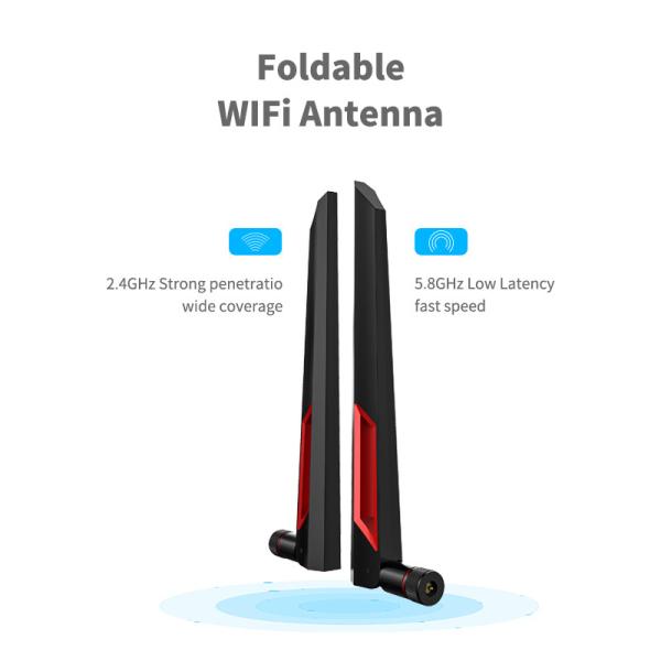 Dual Band 5dBi Gain ABS Receiver Wireless 50 Mile Long Range 2.4G 5.8G Router Antenna Wifi