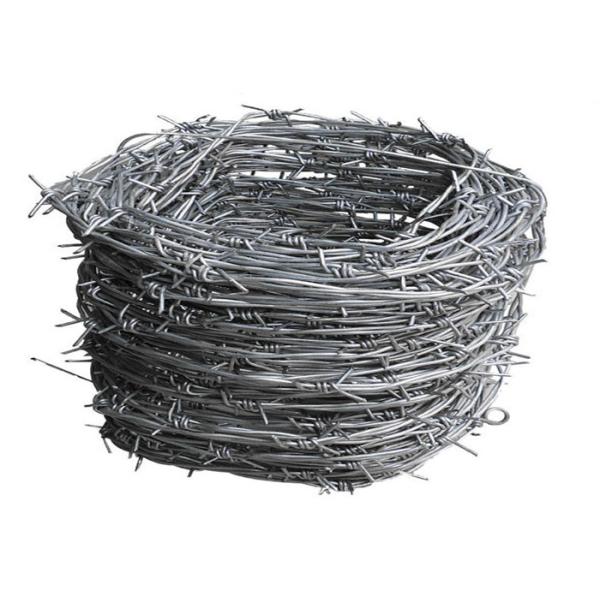 14 Gauge 200m Long galvanized and PVC Coated Barbed Wire for Highway