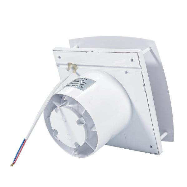 Instalação de parede Agricultura Banheiro Ventilação Ventilador de janela silenciosa de plástico com luz LED