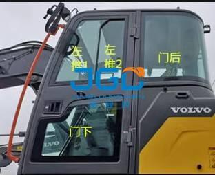 EC75D Excavator Sunroof Front And Rear Windows Left And Right Arm Windshield