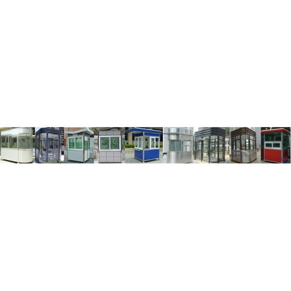 Casa de seguridad de acero moderno 1800x1800x2500mm impermeable personalizable