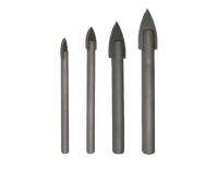 YG6X Tipped Round Shank Masonry Drill Bit for Glass and Tile
